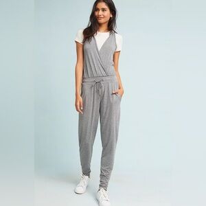 Splendid Marled Jersey Jumpsuit